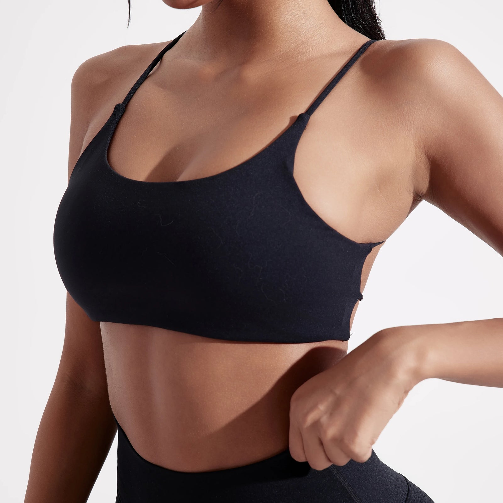 Women's Multi Strap Cross Back Sports Bra