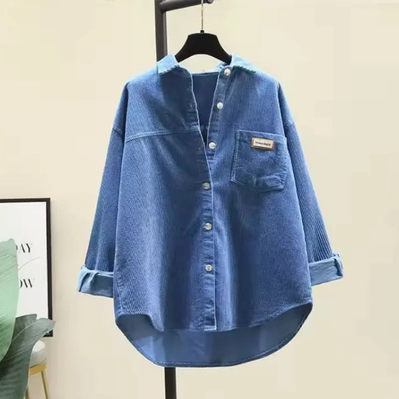Women's Long Sleeve Button Front Shirt