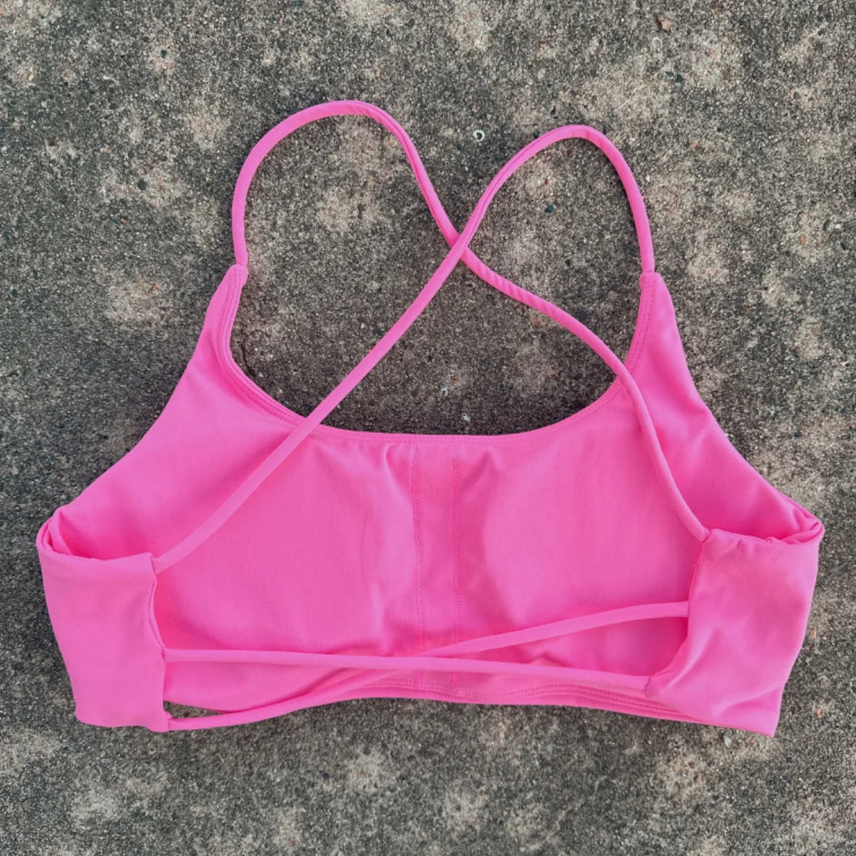 Women's Thin Strap Cross Back Sports Bra