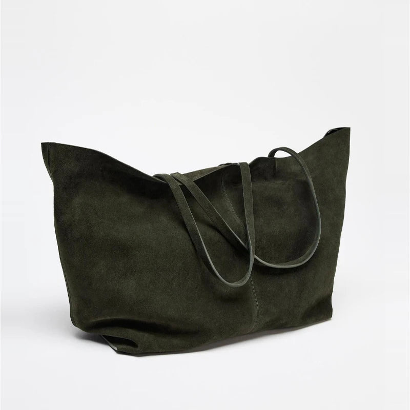 Women's Soft Shoulder Tote Bag with Carry Handles and Multiple Shapes