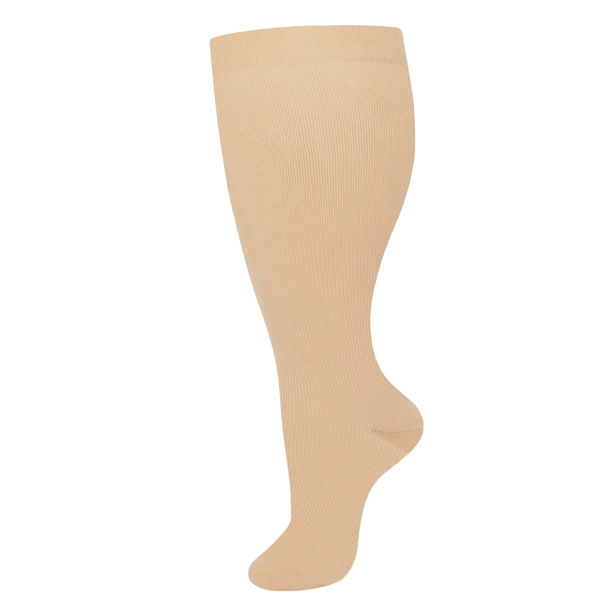 Plus Size Knee High Compression Socks with Pattern Options
