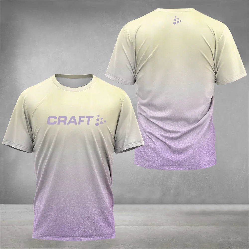 Printed Court Sports Short Sleeve T-shirt For Sports Outfits