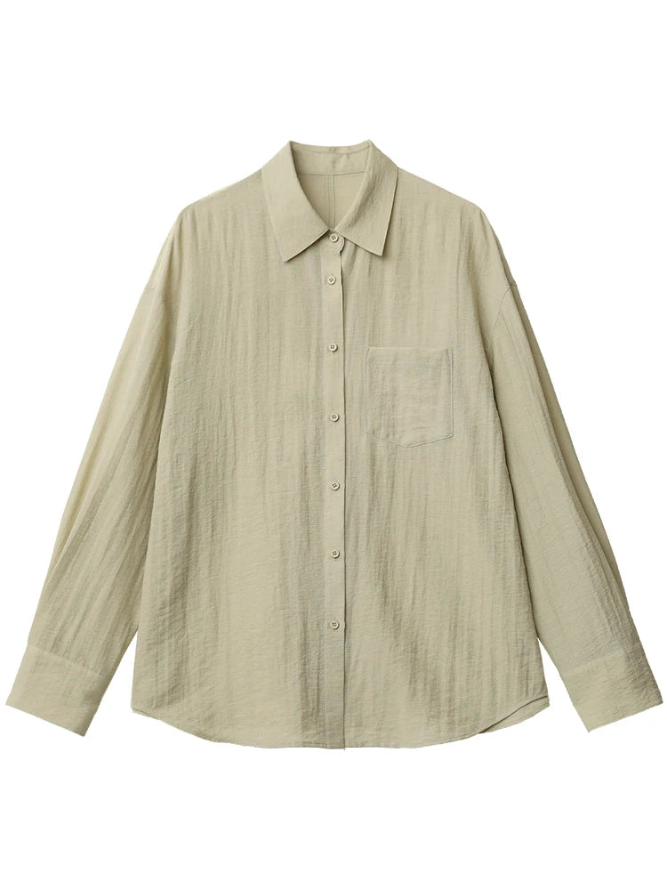 Women's Loose Shirt with Flower Cutout Tie Back