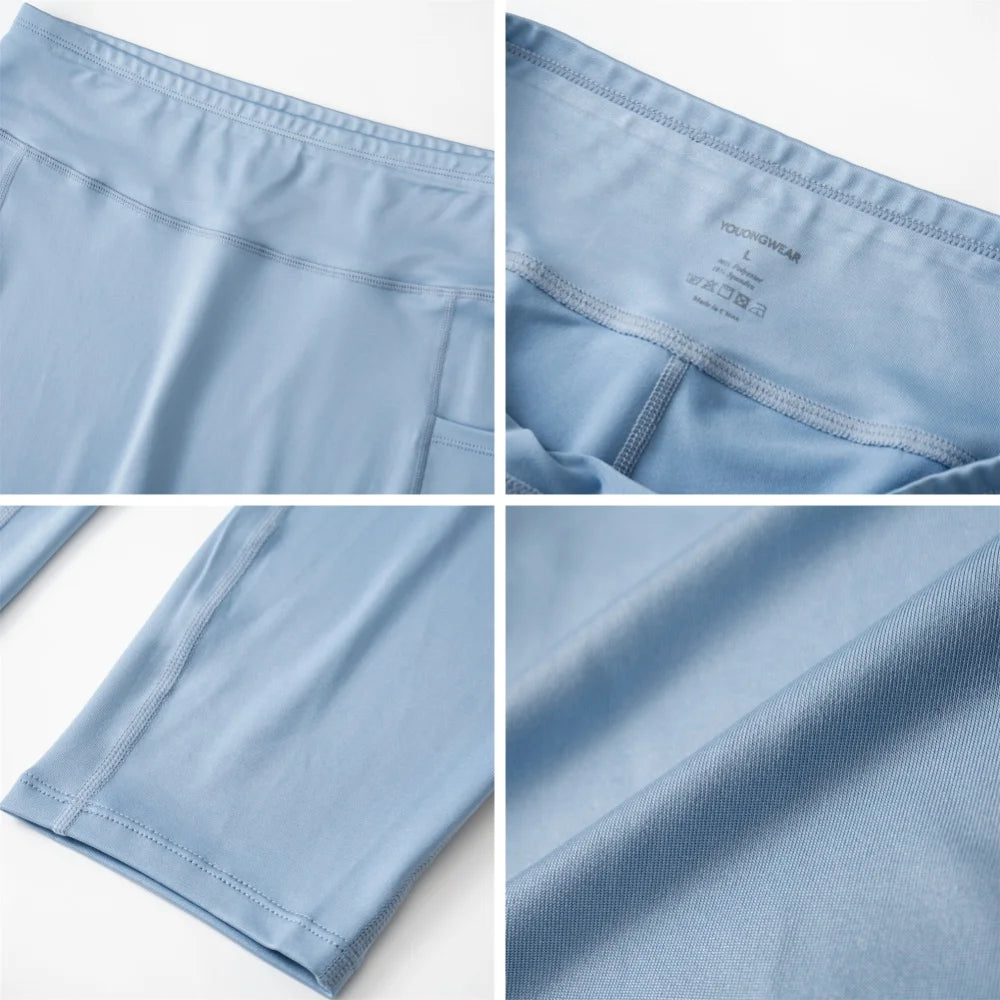 Men's Pocket Training Leggings for Gym and Running