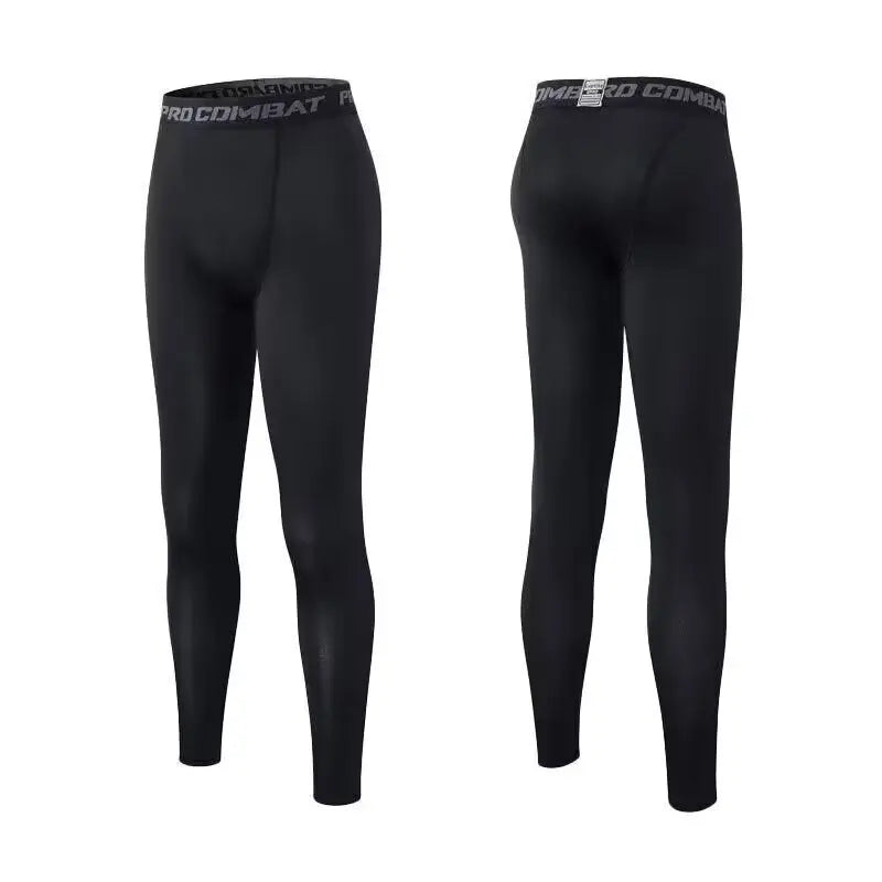 Men's Fitted Training Leggings for Gym and Running
