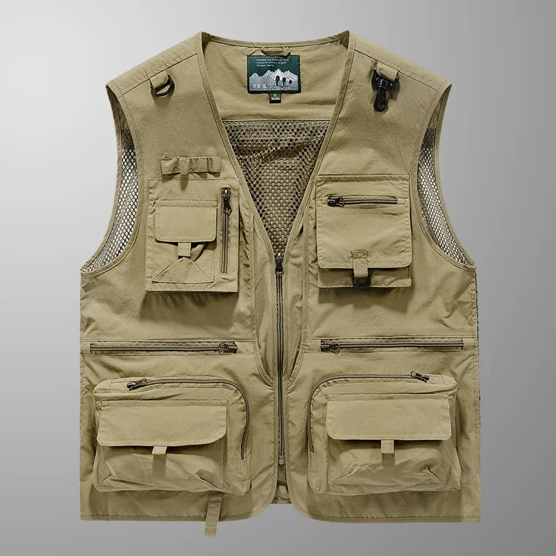 Men's Multi-Pocket Mesh Outdoor Vest