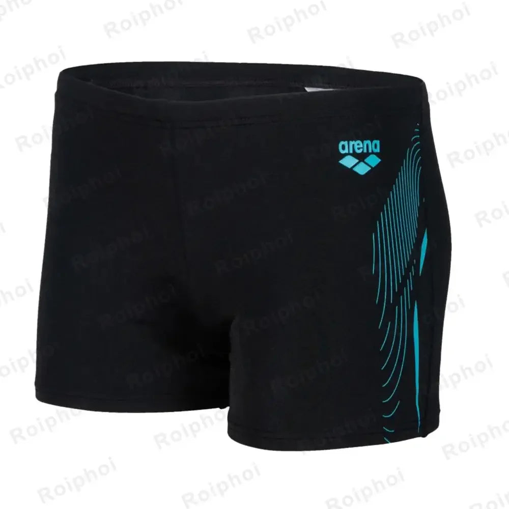 Men's Printed Swim Shorts for Pool Swimming and Summer Beach Wear
