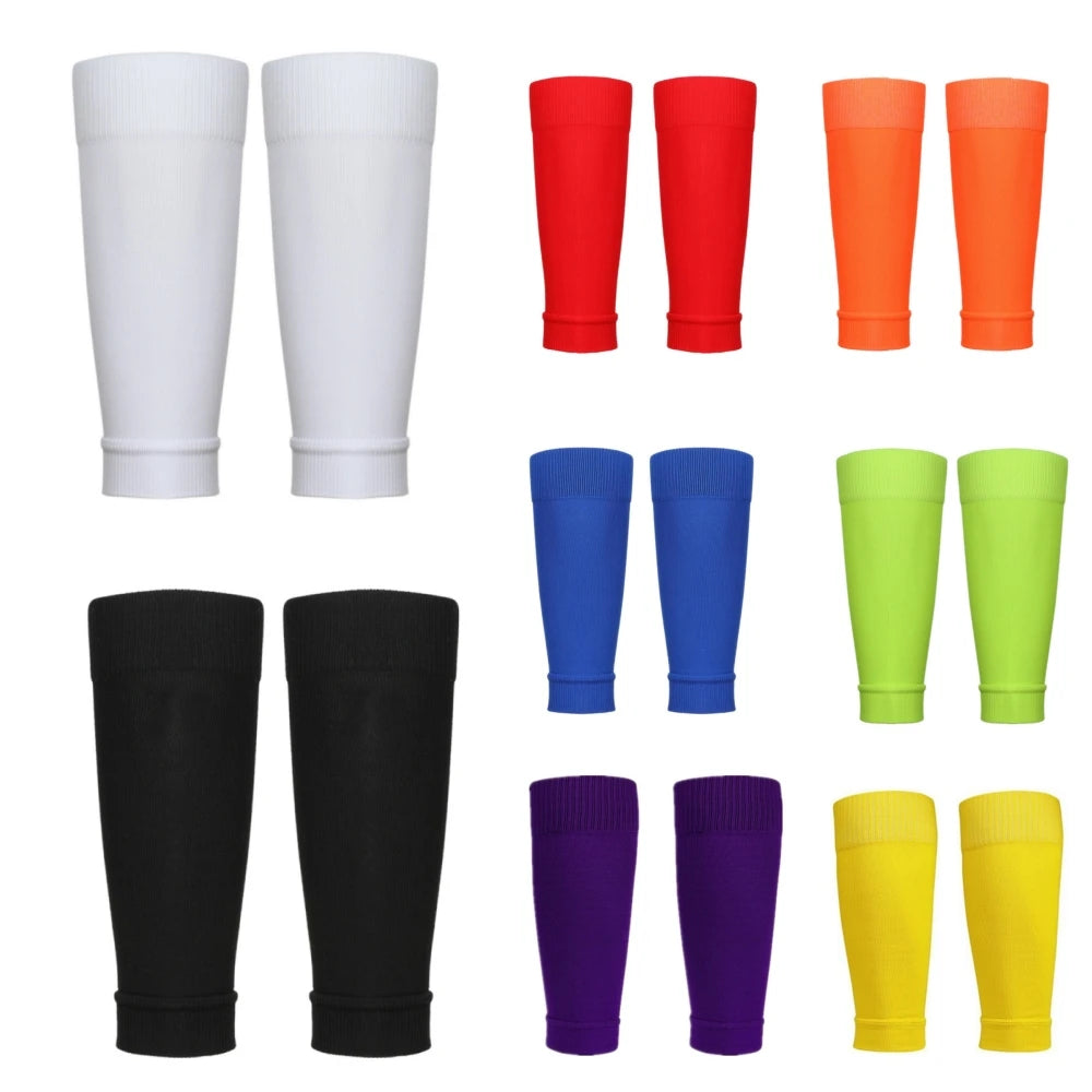 Solid Calf Sleeves with Open End Footless Shape