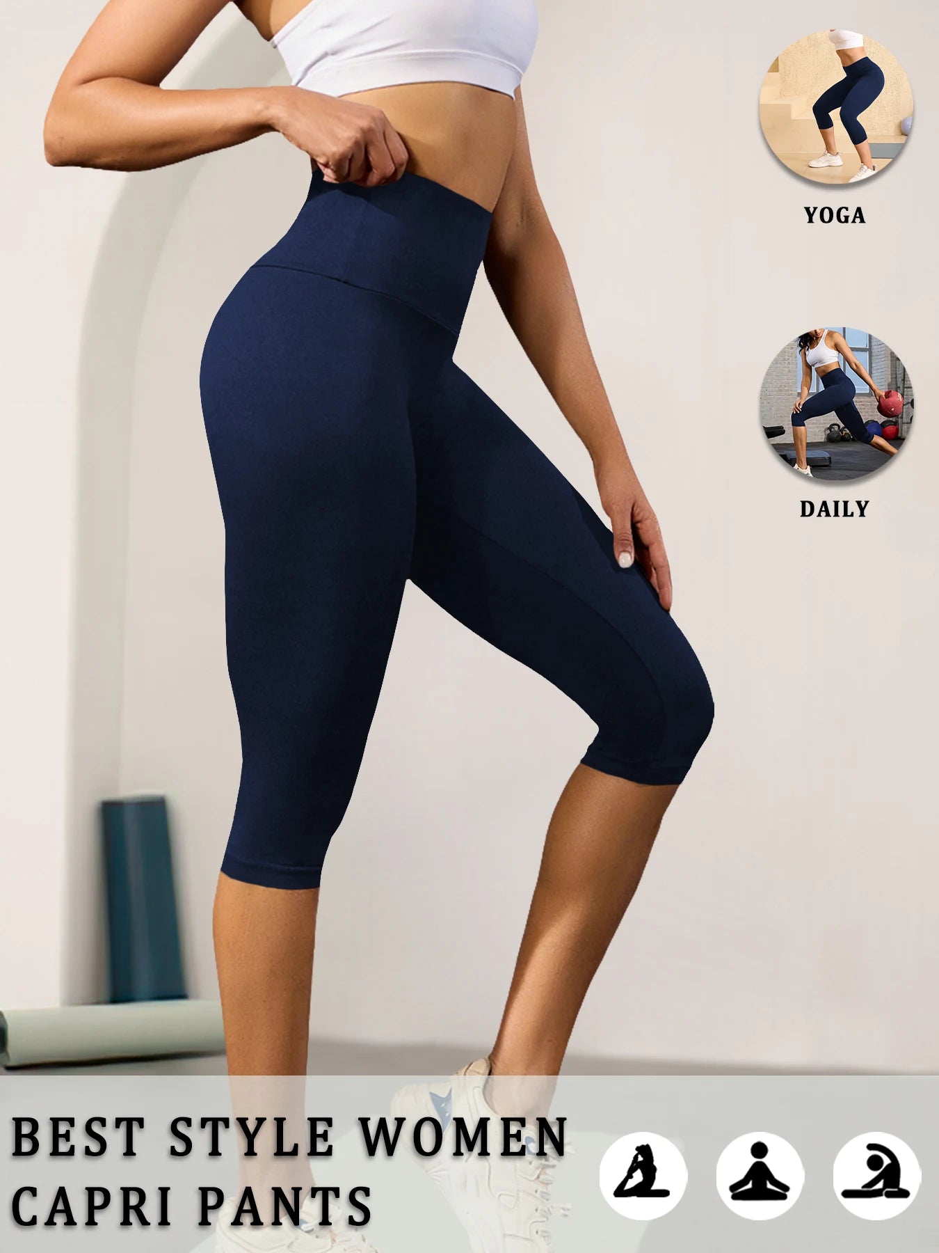 Women's Capri Leggings For Workout Outfits And Layering