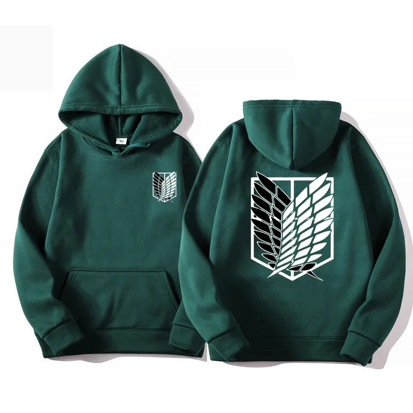 Attack on Titan Graphic Pullover Hoodie