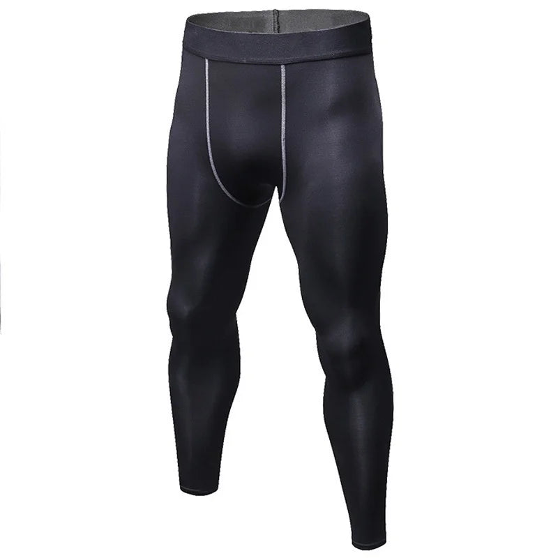 Men's Fitted Training Leggings for Gym and Running
