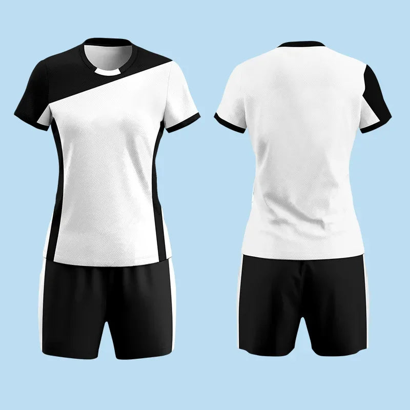 Volleyball Shirt And Shorts Two Piece Sports Clothing Set