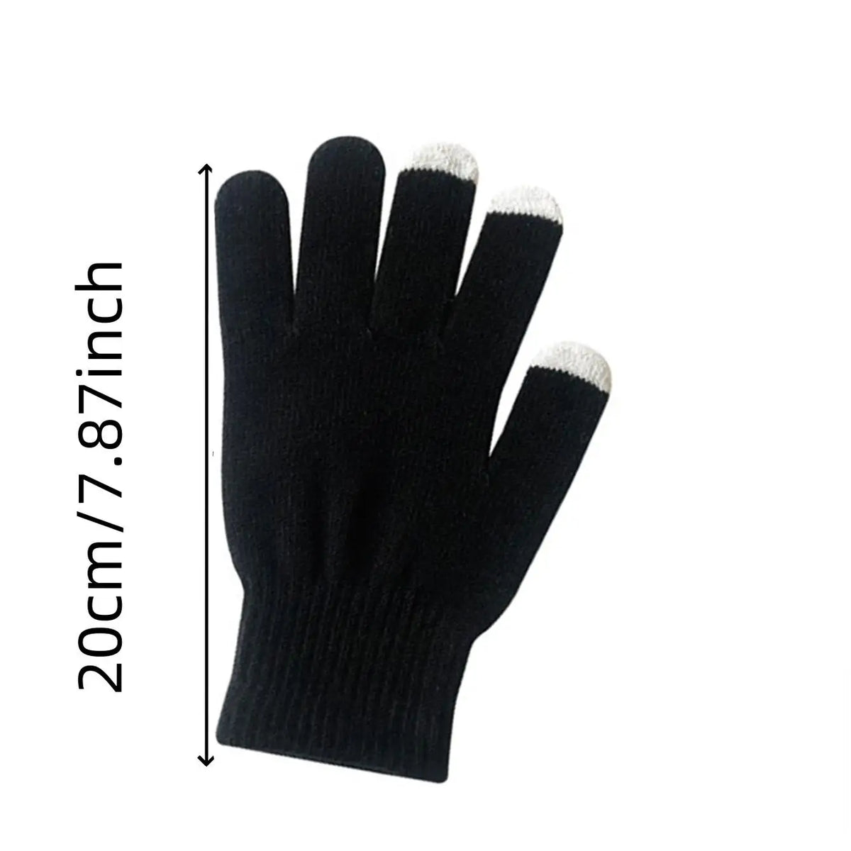 Knitted Beanie with Neck Warmer and Glove Style Options