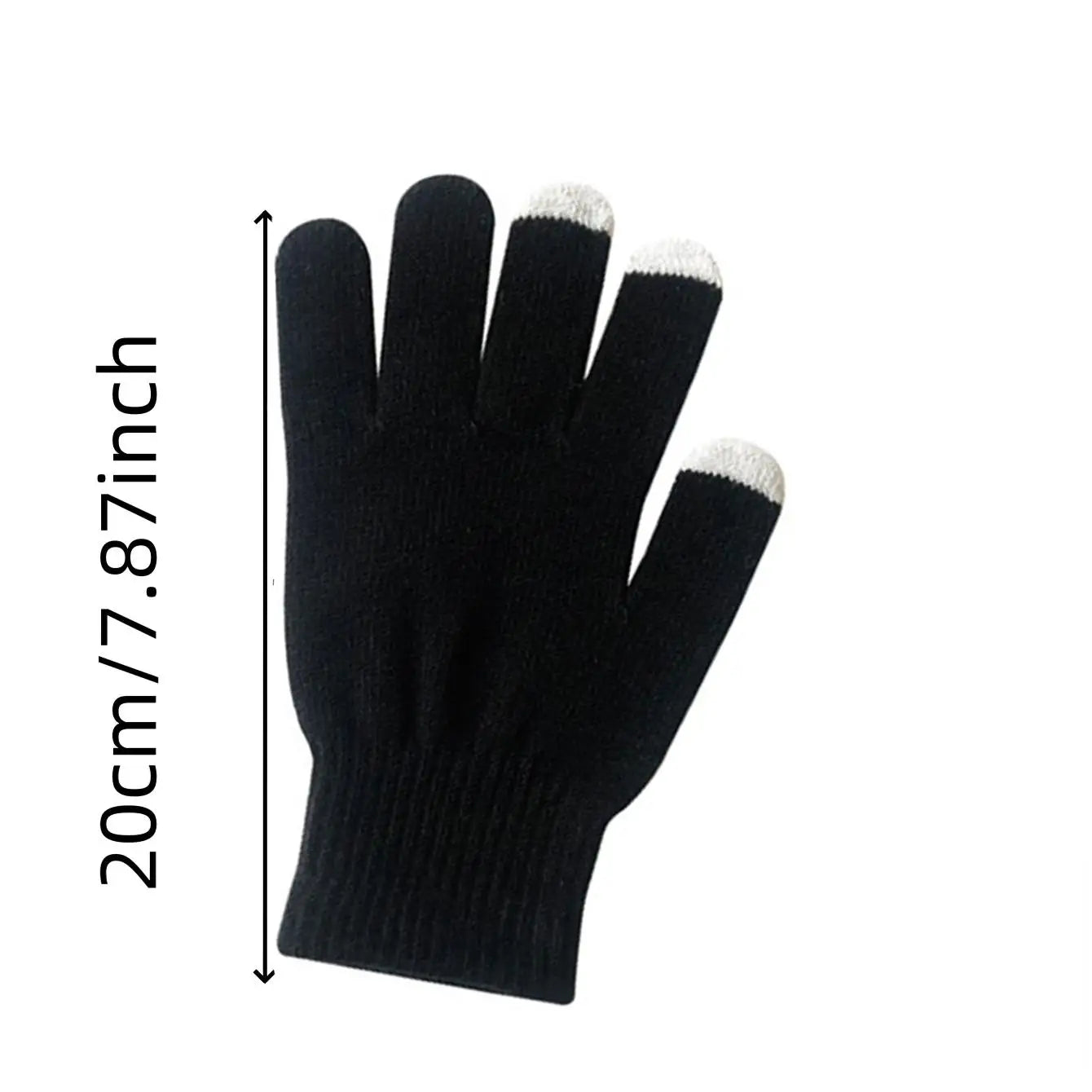 Knitted Beanie with Neck Warmer and Glove Style Options