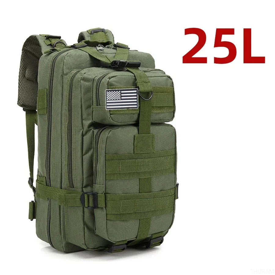 Outdoor Webbing Backpack with Original Pack Size Options