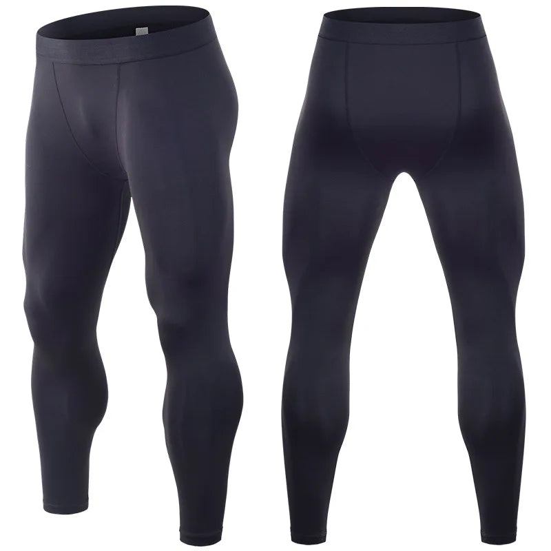 Men's Fitted Training Leggings for Gym and Running