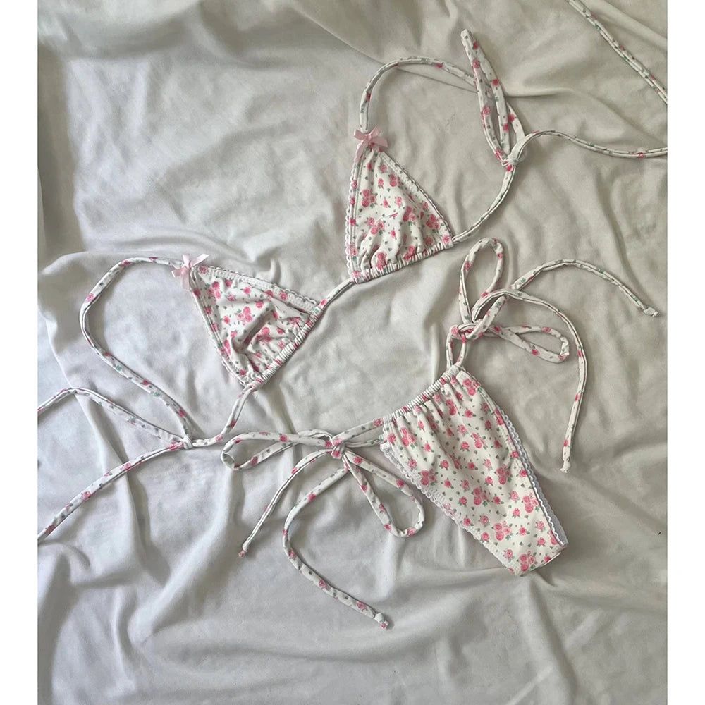 Printed Micro Bikini