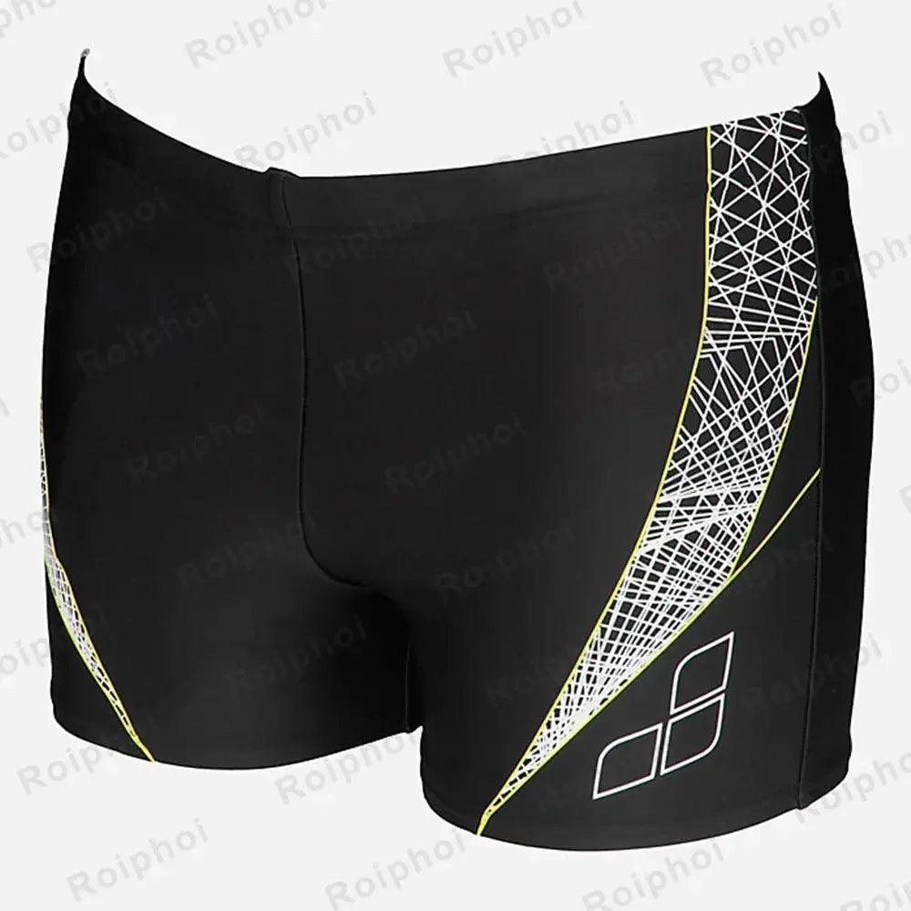Men's Printed Swim Shorts for Pool Swimming and Summer Beach Wear