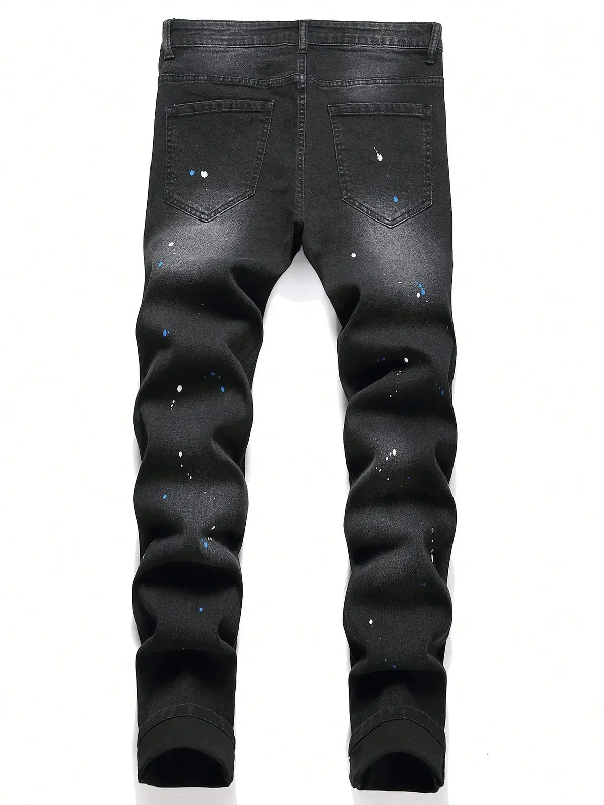 Men's Distressed Slim Fit Denim Jeans for Casual Everyday Wear