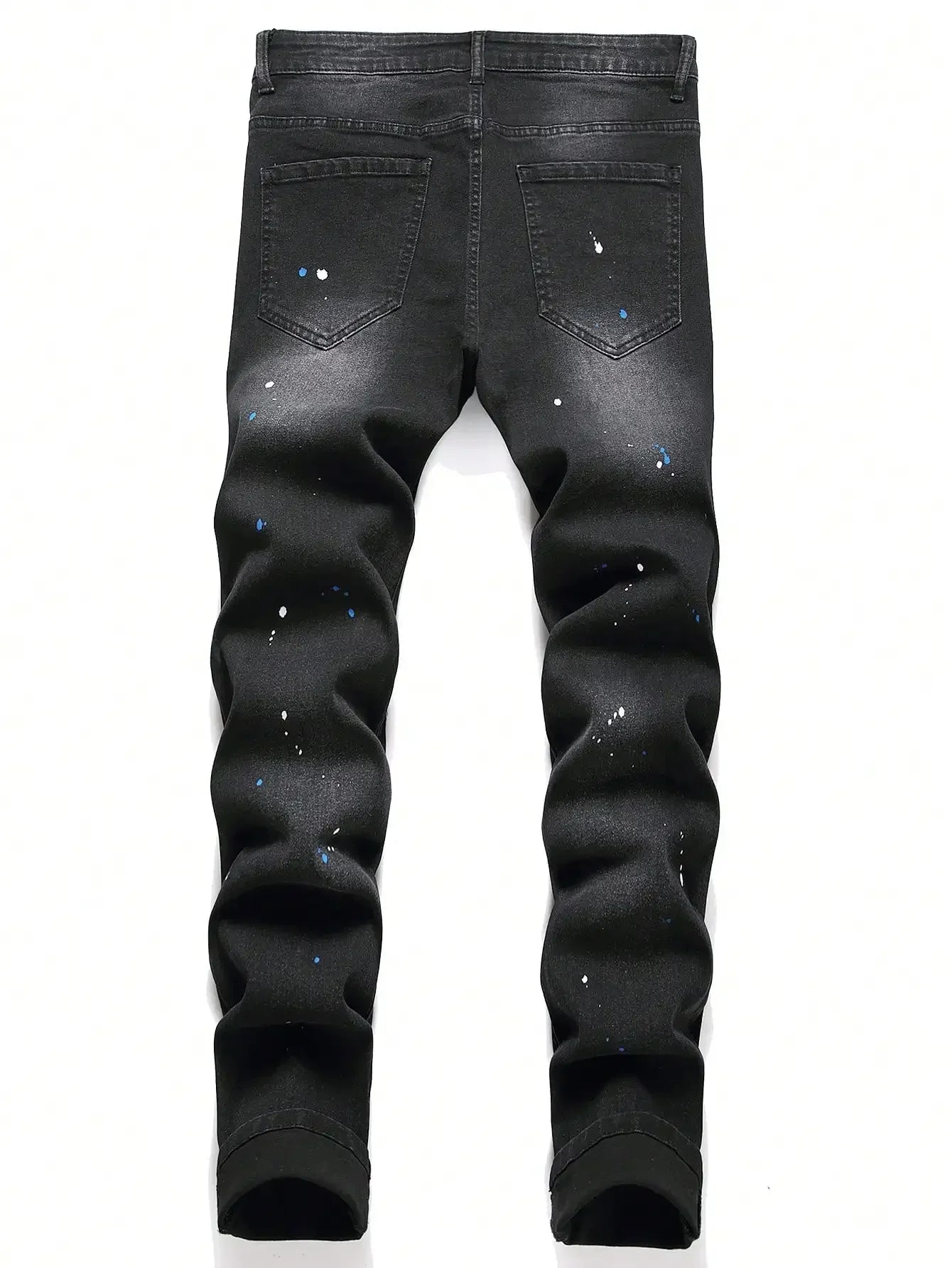 Men's Distressed Slim Fit Denim Jeans for Casual Everyday Wear