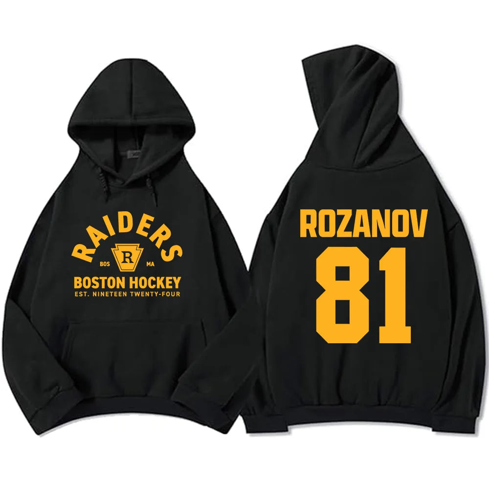 Sports Graphic Long Sleeve Pullover Casual Hoodie for Layering