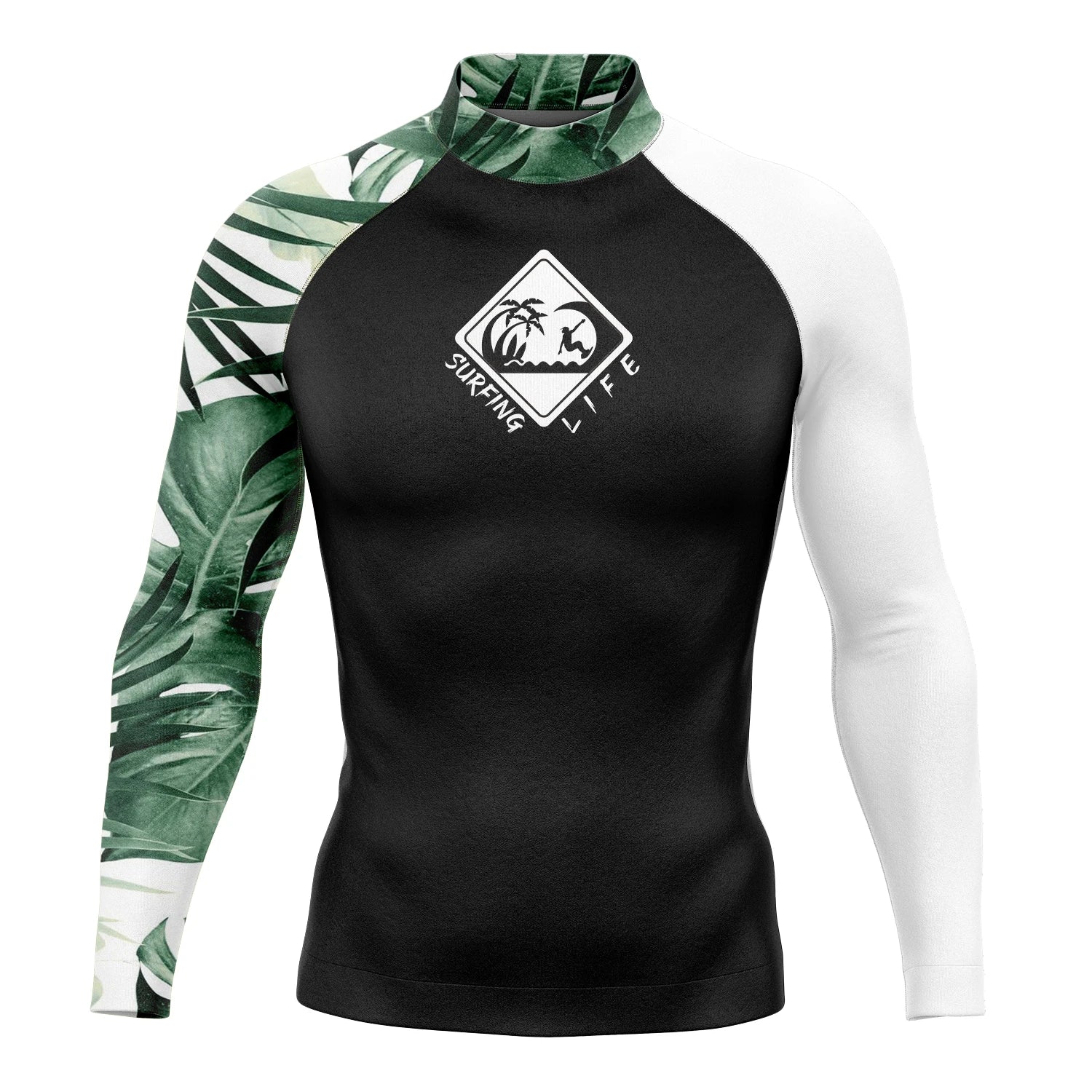 Men's Swimsuit Separates with Long Sleeve Tops and Pants Options