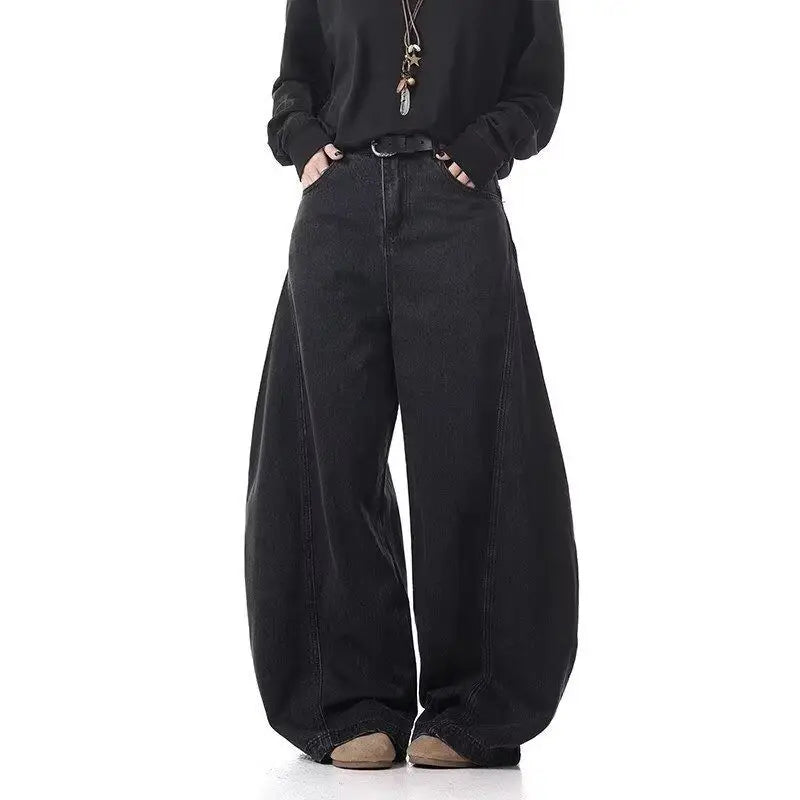 Men's Wide Leg Denim Jeans for Casual Everyday Wear