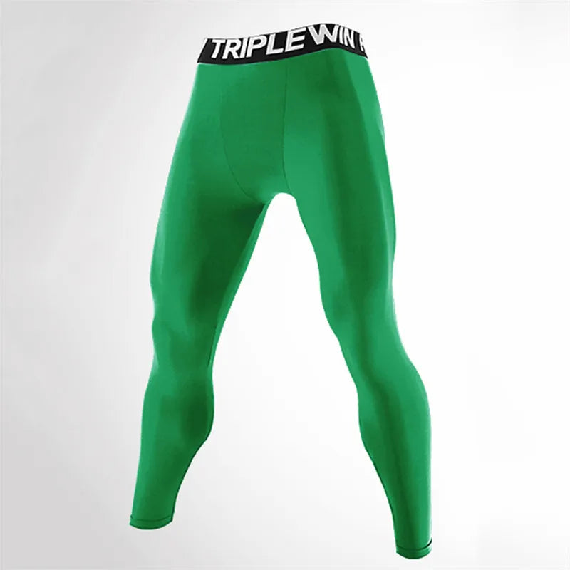 Men's Fitted Training Leggings for Gym and Running