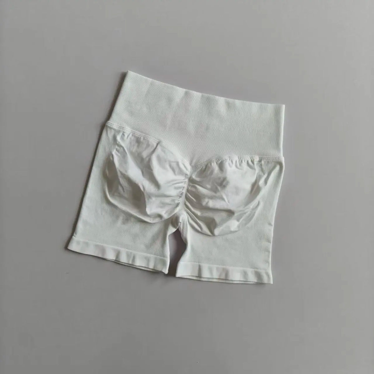 Women's High Waist Scrunch Back Shorts for Yoga and Gym Workouts