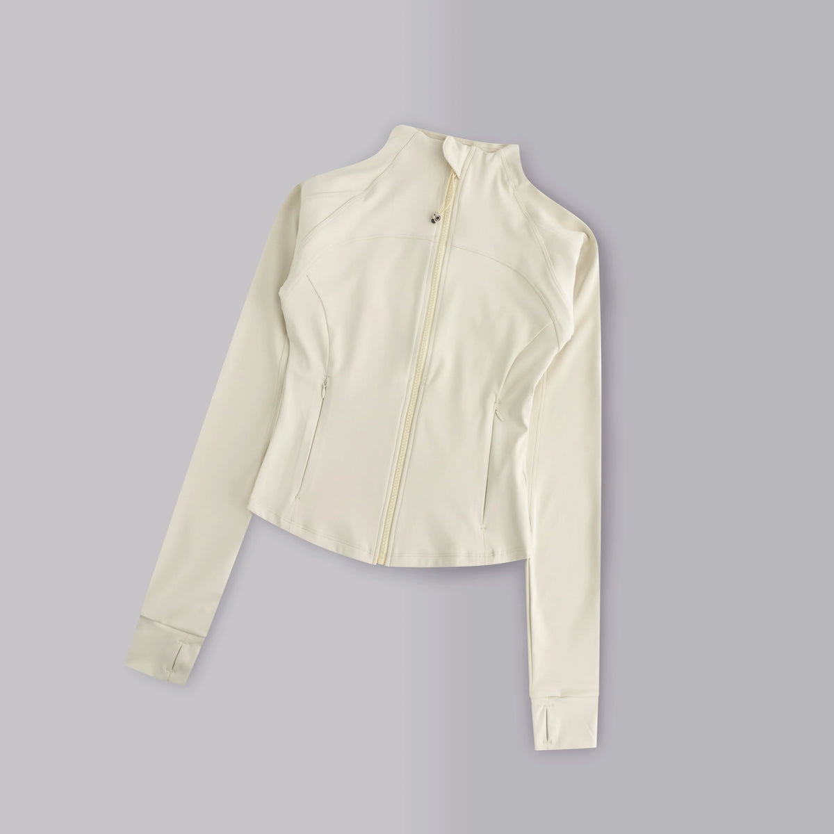 Women's Stand Collar Full Zip Sports Jacket For Workout Outfits
