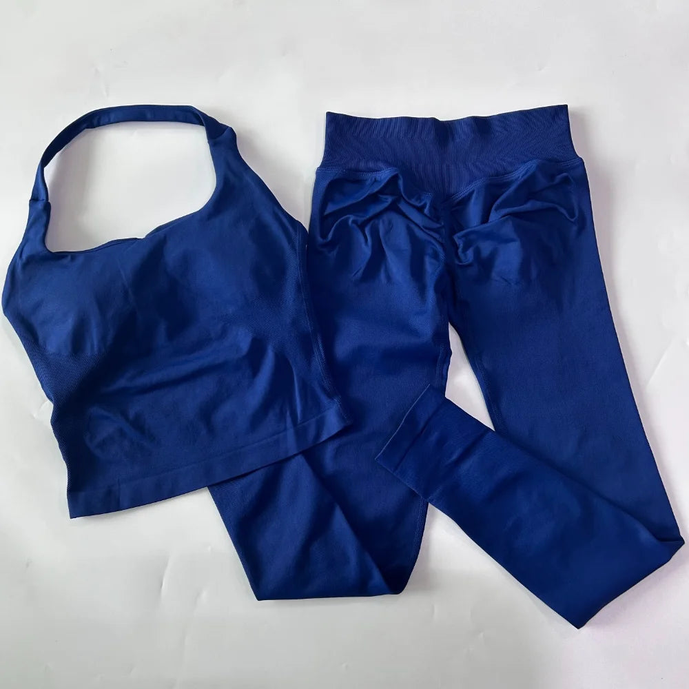 Women's Tank And Shorts Yoga Set For Workout Outfits