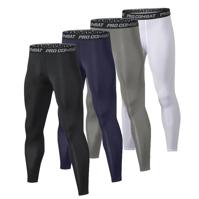 Men's Fitted Training Leggings for Gym and Running