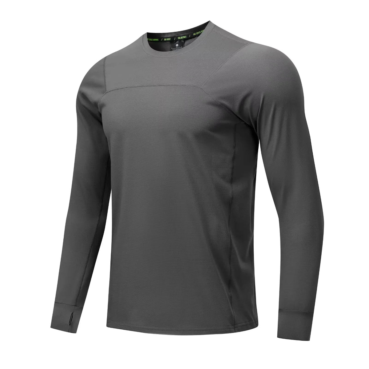 Crew Neck Long Sleeve Running Sports T Shirt Top