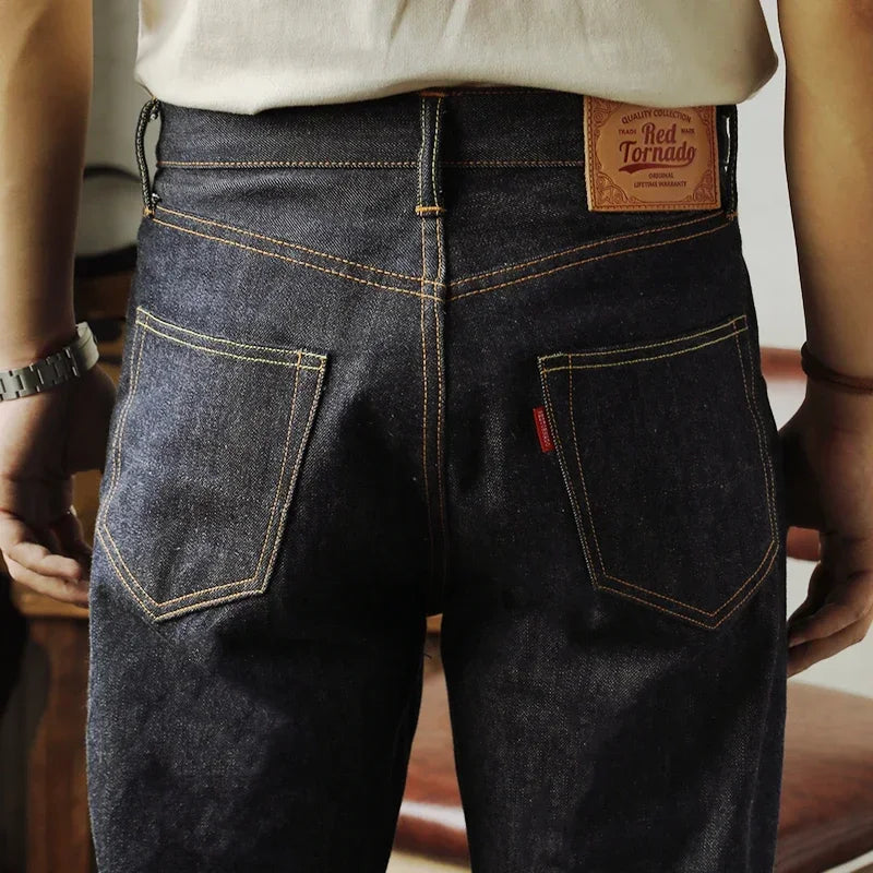 Men's Straight Leg Denim Jeans for Casual Everyday Wear