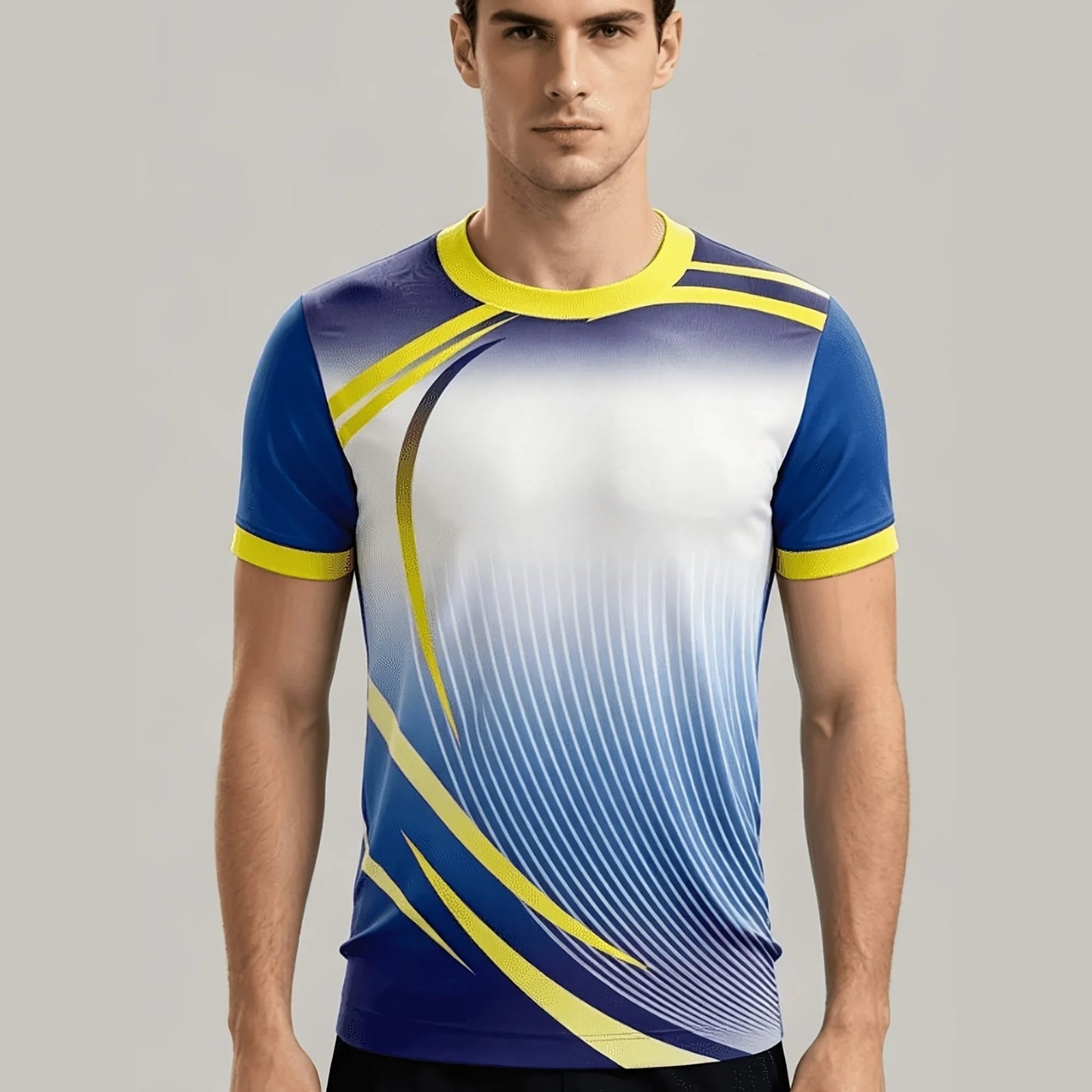 Gradient Volleyball Short Sleeve Jersey For Sports Outfits