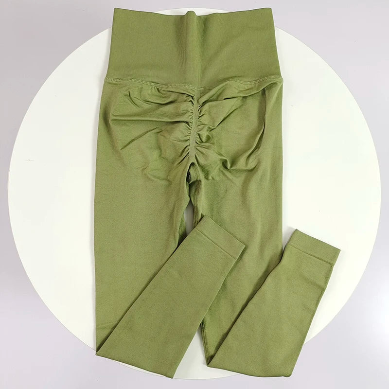 Women's Scrunch Full Length Leggings For Workout Outfits