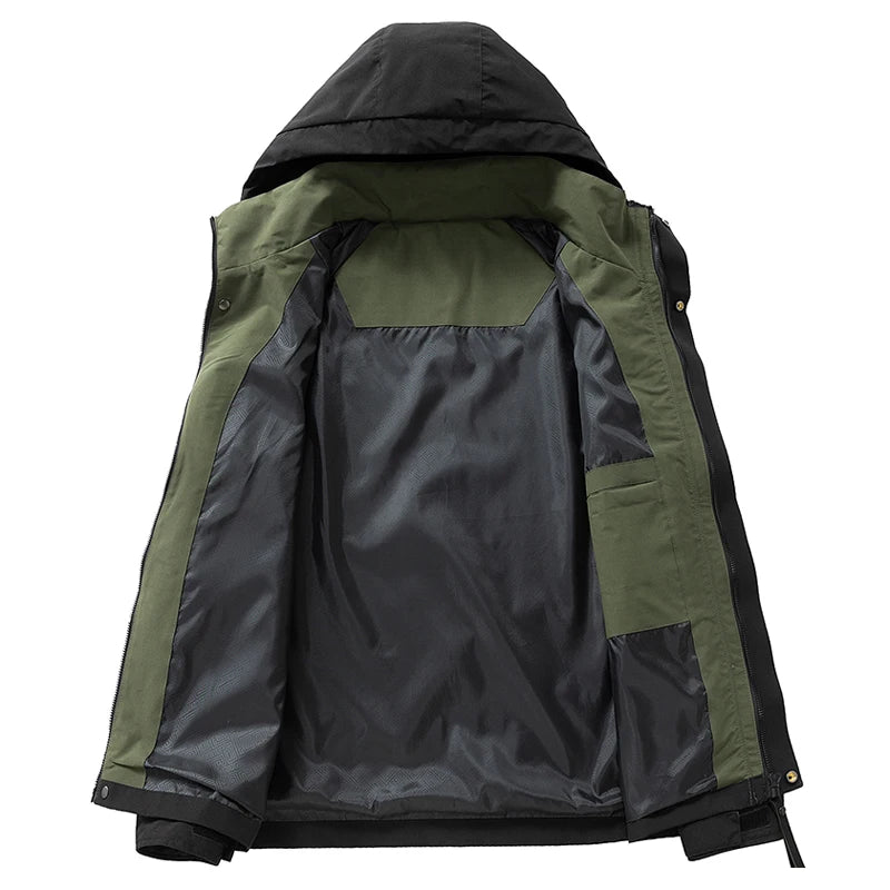 Unisex Waterproof Windproof Hiking Jacket for Camping and Fishing