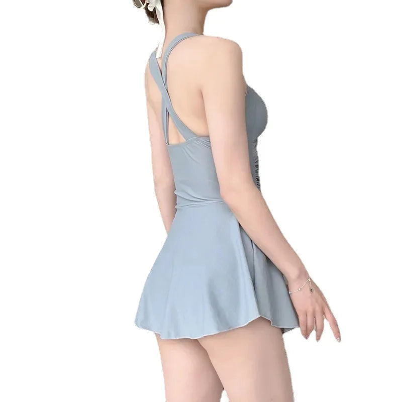 Skirted One-Piece Swimsuit