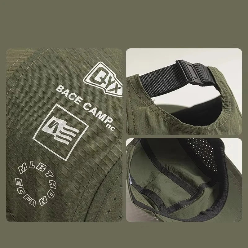 Adjustable Baseball Cap with Solid and Perforated Style Options