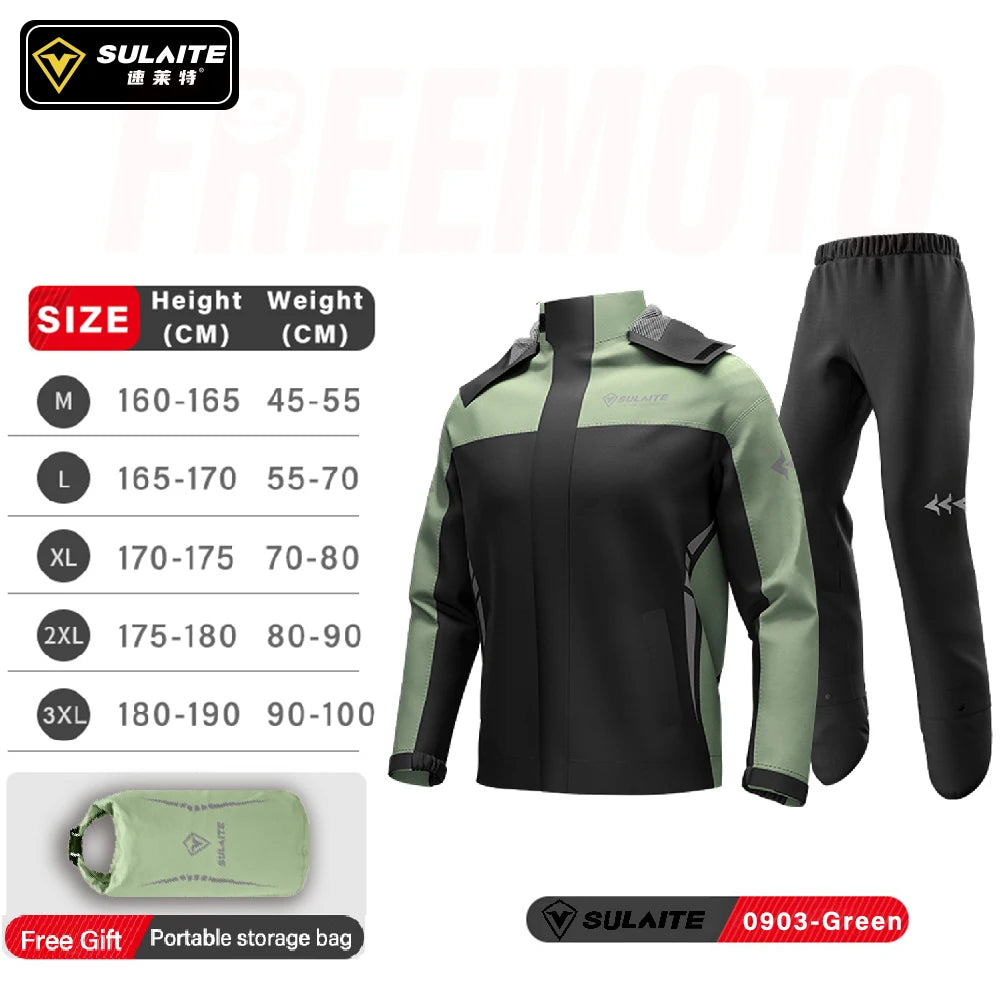 Outdoor Hooded Jacket and Trouser Clothing Set with Style Options