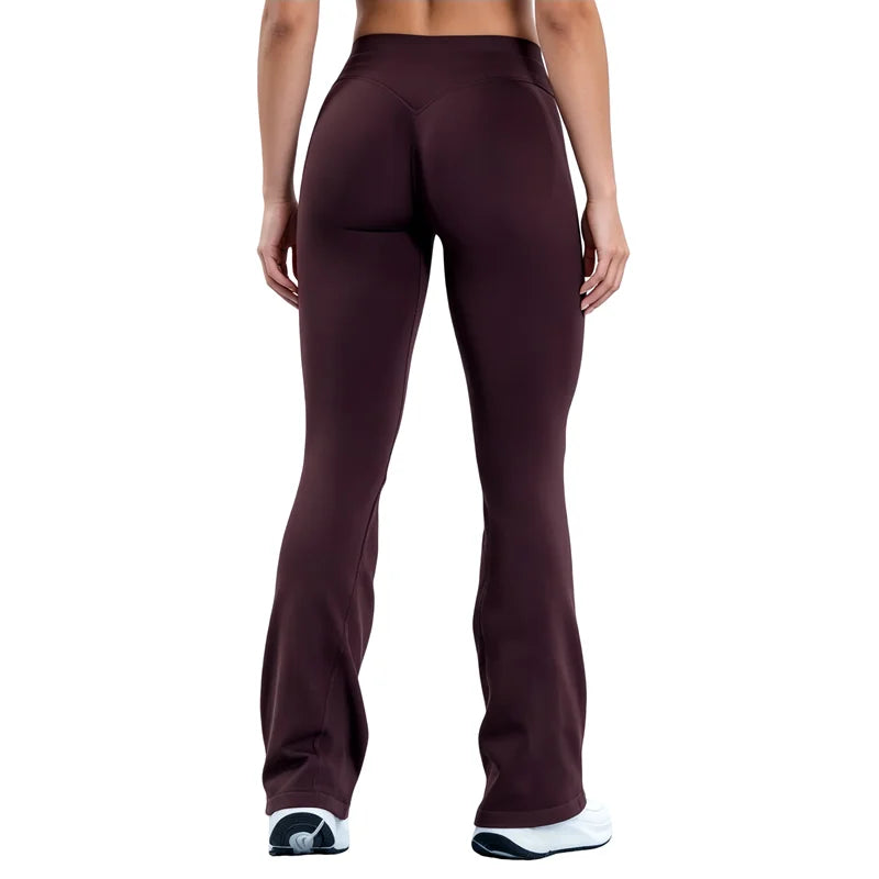 Women's Flared Leggings For Workout Outfits And Layering