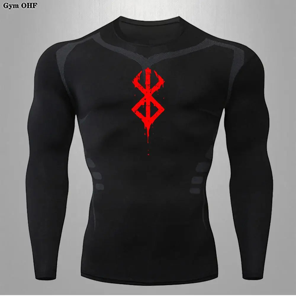 Fitted Crew Neck Short Sleeve Compression T Shirt