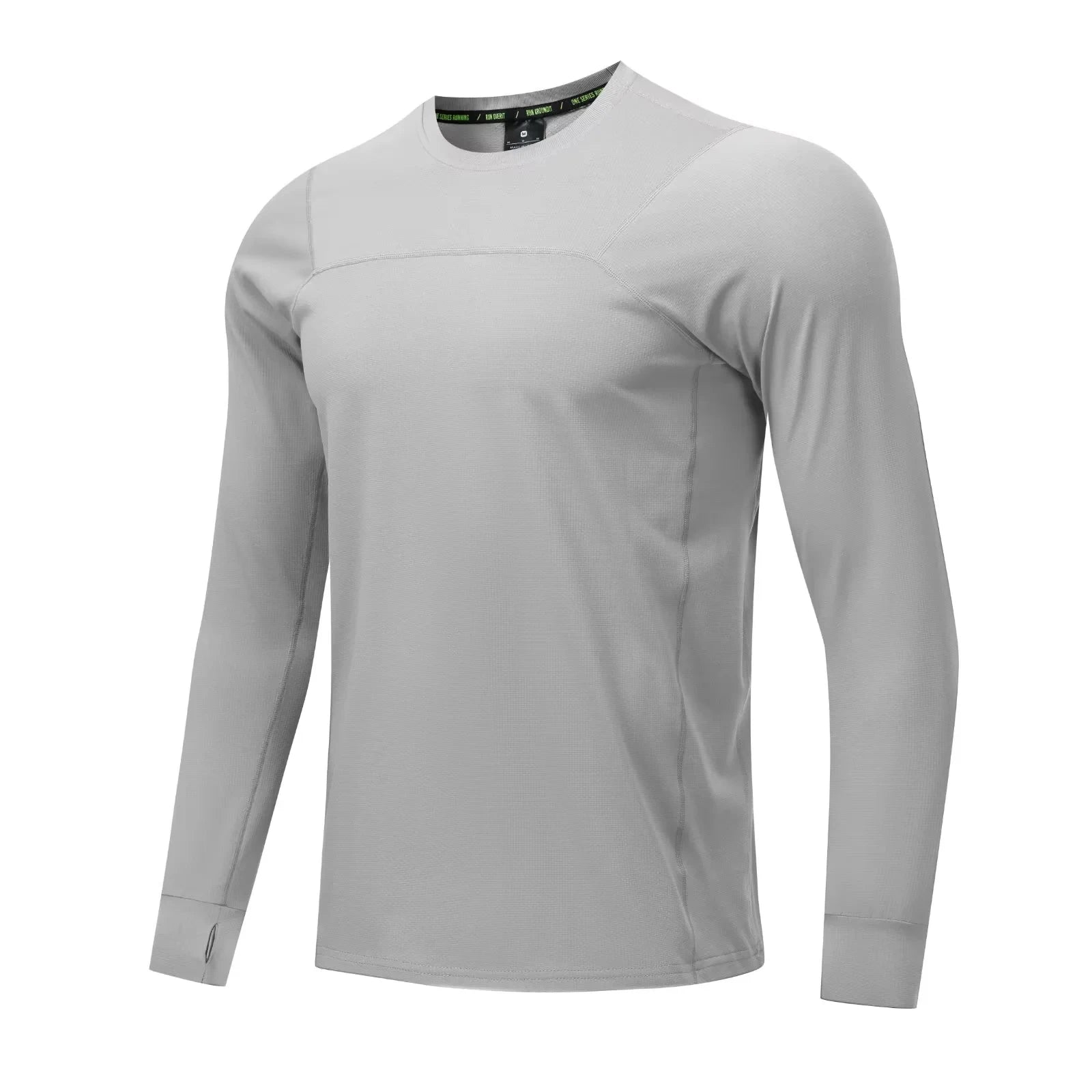 Crew Neck Long Sleeve Running Sports T Shirt Top