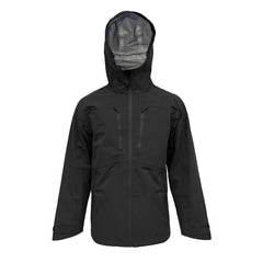 3-layer Waterproof Sport Jacket with Hoodie for Men Windbreaker Keep Warmth S-L 100% Polyester DWR Technology