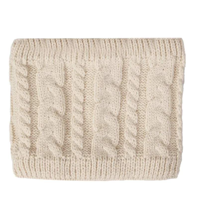 Children's Knitted Beanie Hat Scarf and Gloves Set for Winter Wear