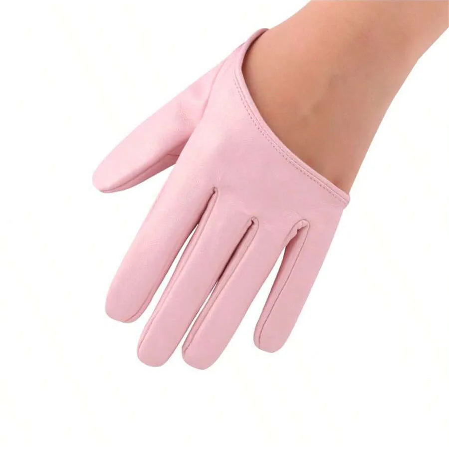 Colorful Half Palm Gloves with Open Finger Styling
