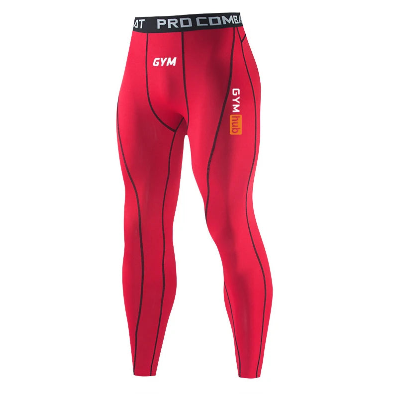 Men's Fitted Training Leggings for Gym and Running