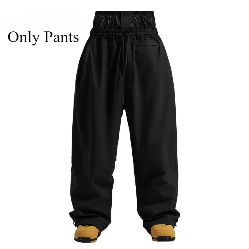 Full Length Loose Fit Ski and Snowboard Winter Pants