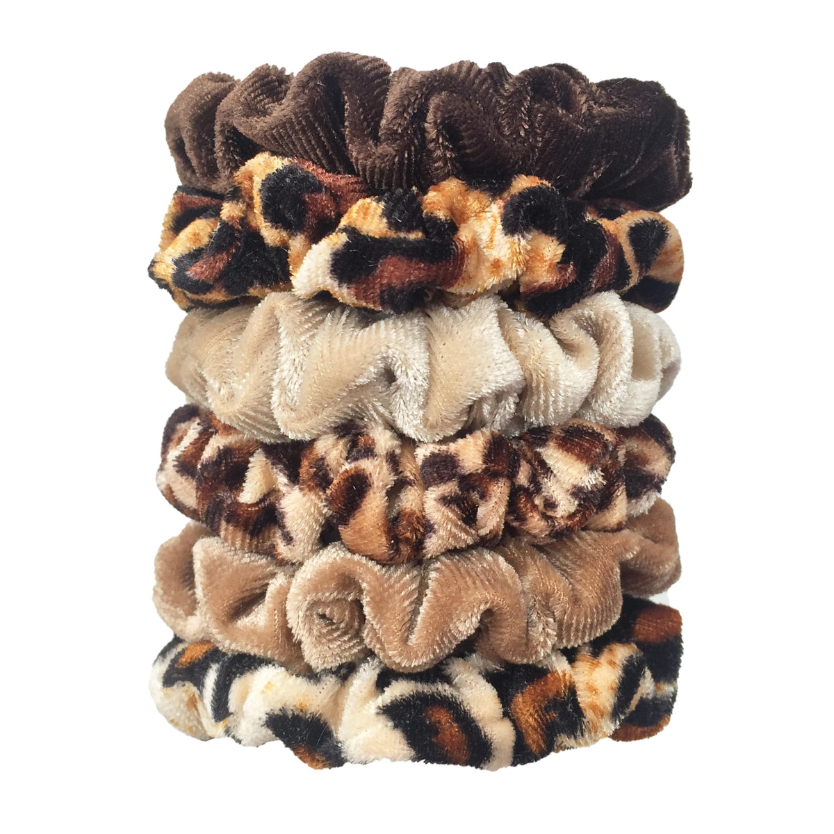Fabric Scrunchie Elastic Hair Band for Ponytail and Bun Styling