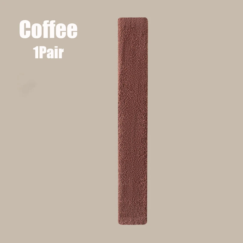 Solid Plush Leg Warmers with Long Footless Shape